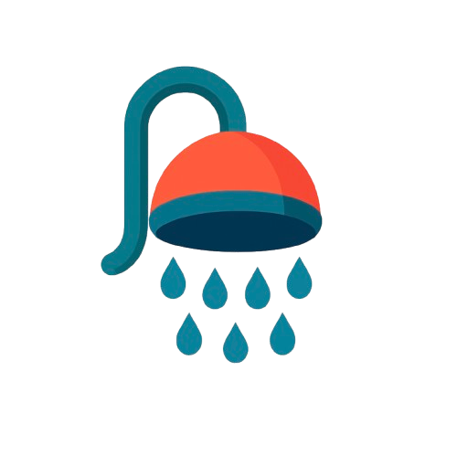 rainfall shower head logo